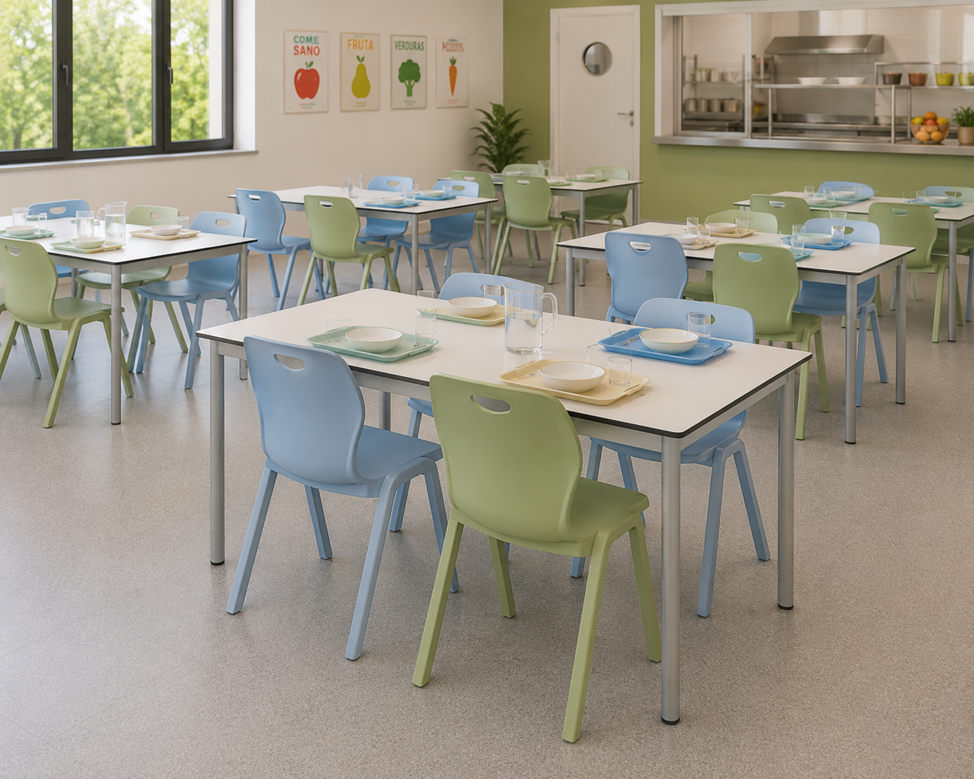 mesa-escolar-para-comedor-y biblioteca-920colors
