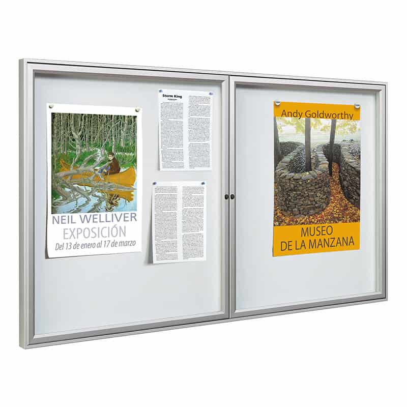 vitrina doble puerta allure