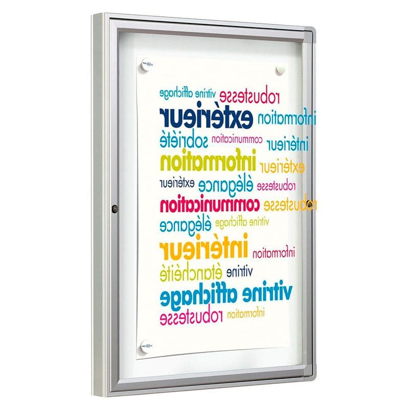 vitrina puerta batiente allure