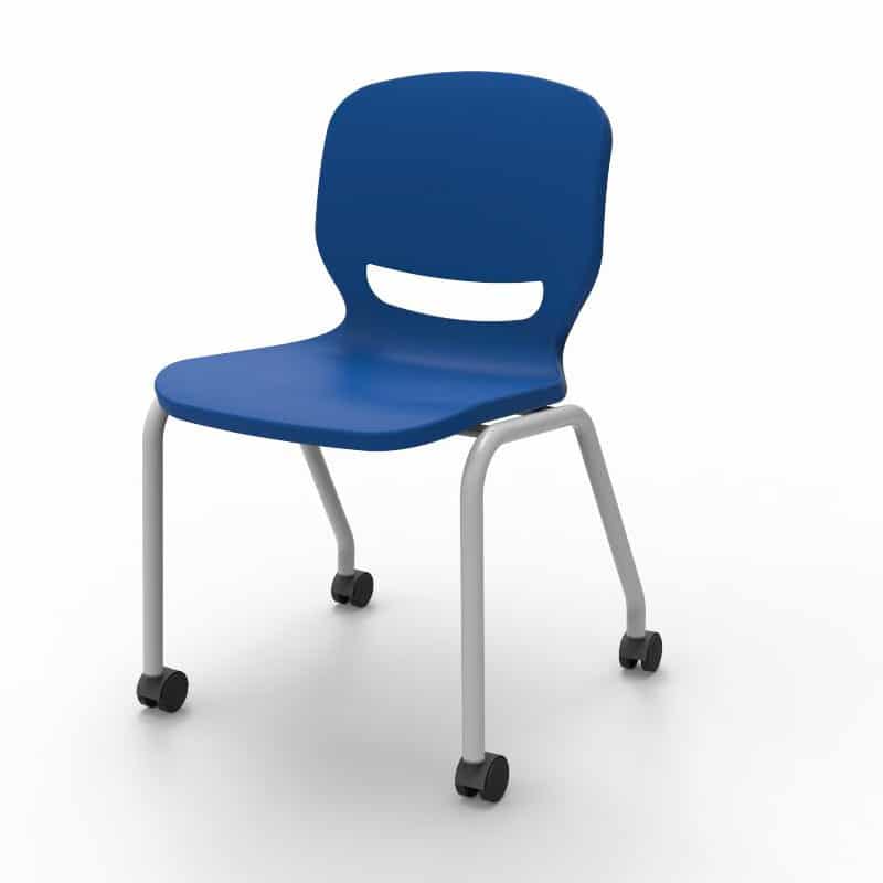 SILLA ESCOLAR SHELL CON RUEDAS