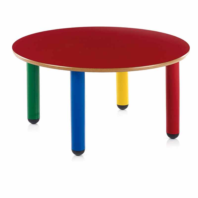 mesa infantil 922 circular serie colors