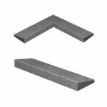 bordillos de loseta de caucho hexagonal