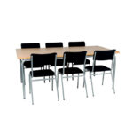 mesa de reuniones para salas de profesores