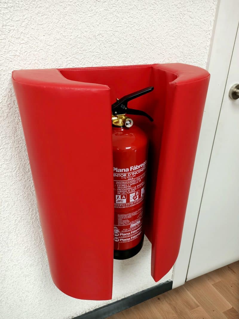 Protección extintor