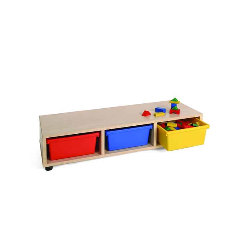 Armario superbajo 3 gavetas