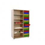 Gavetero estantería medio