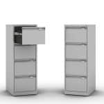 archivador metalico 4 cajones