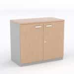 armario-metalico-puertas-madera-alura 75 cm