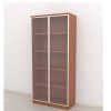 Armario-oficina-puertas-cristal-color-cerezo