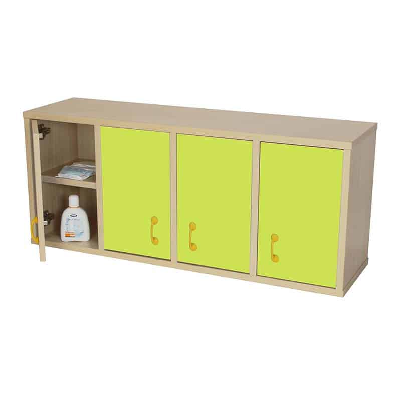 Mueble blanco para pañales 8 casillas