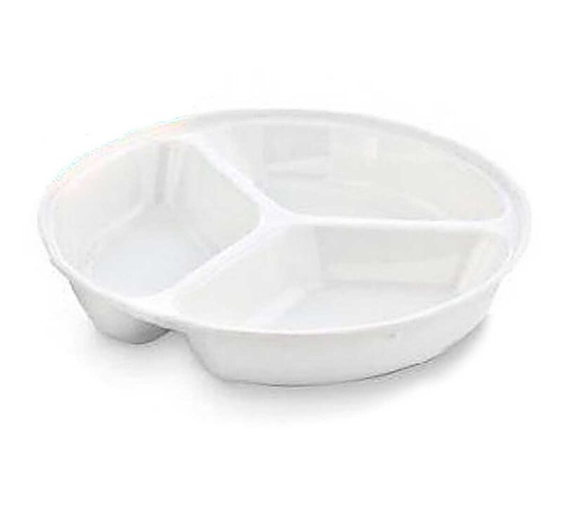 PLATO 3 COMPARTIMENTOS POLICARBONATO - Imagen 2