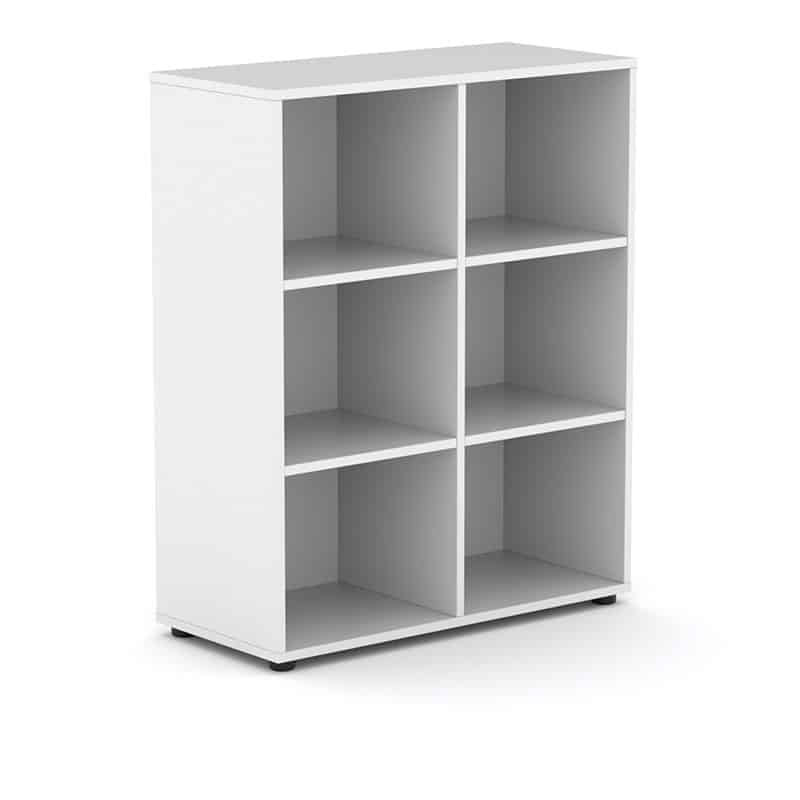 Armario casillero escolar blanco, altura 112, serie Esak
