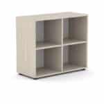 casillero de aula 4 huecos color roble oasis