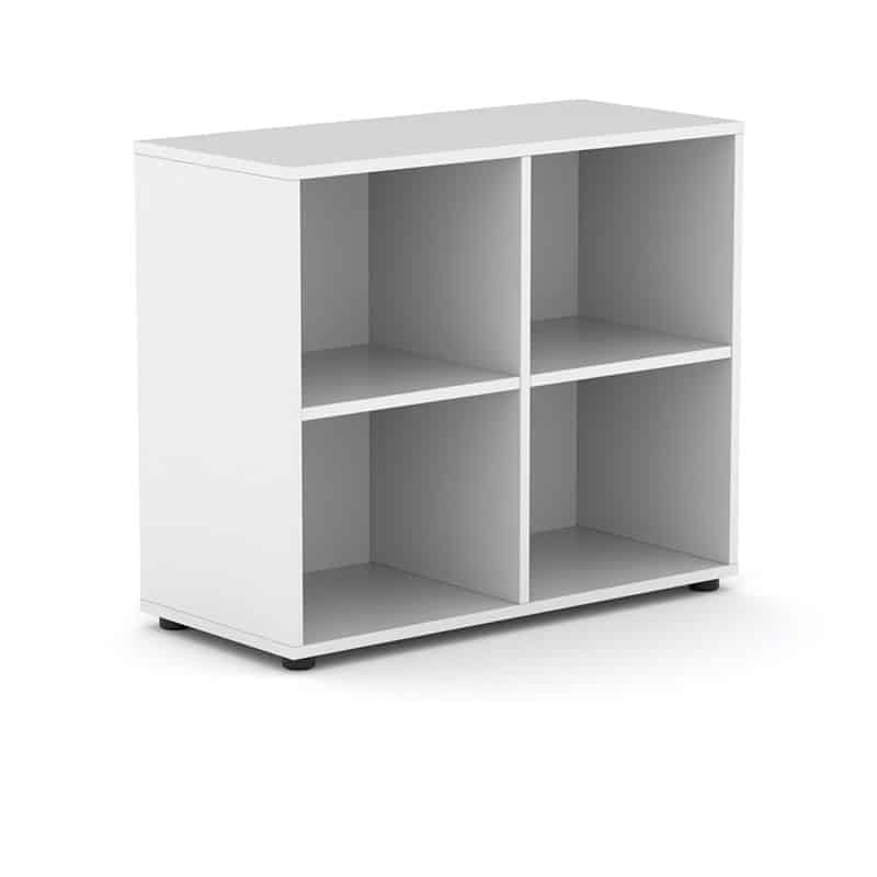 casillero de aula 4 huecos color blanco