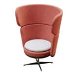 Sillón-respaldo-alto-Manny-color-terracota