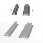 Uniones metálicas mostradores