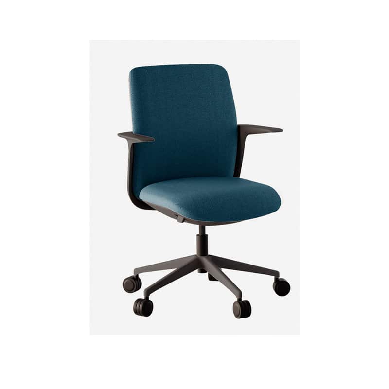 SILLÓN DE DIRECCIÓN LEVITA BLACK RESPALDO BAJO