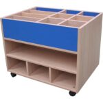 carro librero a dos caras