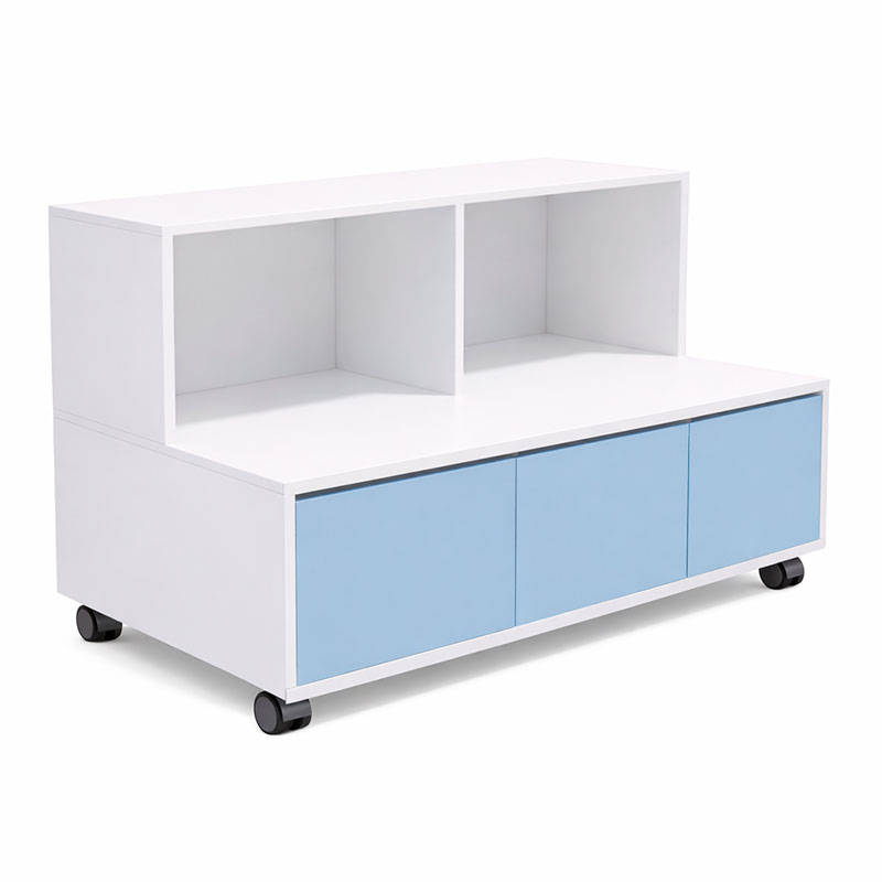 GRADA COLABORATIVA SERIE KIDS CON PUERTAS Y COMPARTIMENTOS DELANTEROS