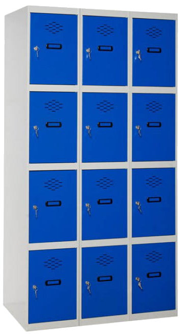 taquilla escolar metálica 12 puertas