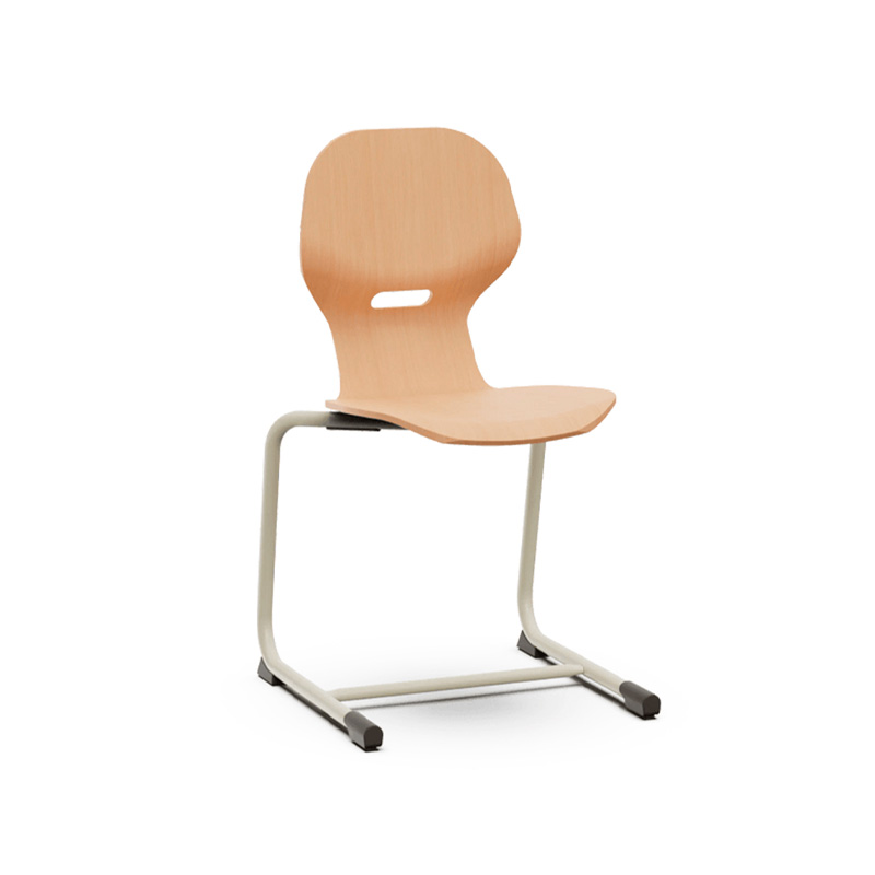 silla escolar lia wood cantilever