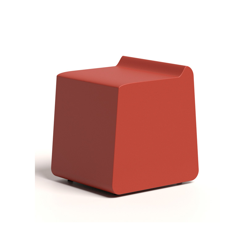Puff escolar modular para zonas colaborativas y bibliotecas educativas