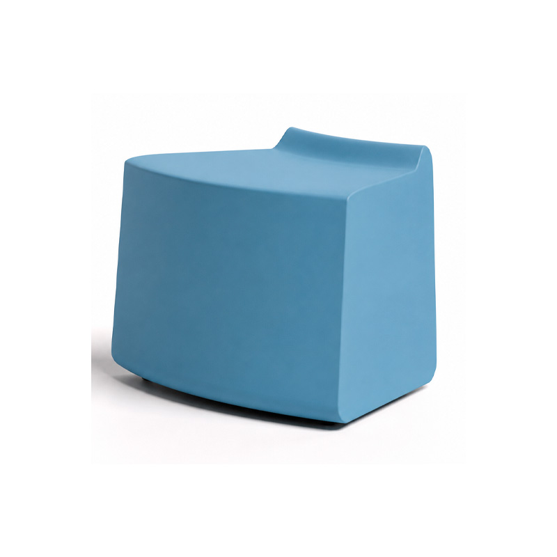 Puff escolar modular para zonas colaborativas y bibliotecas educativas