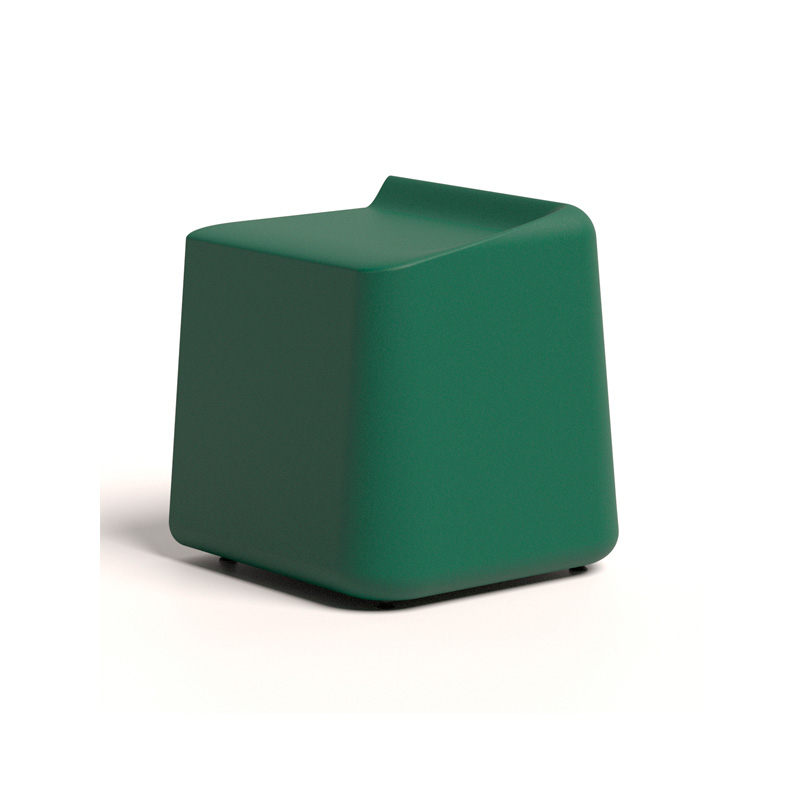 Puff escolar modular para zonas colaborativas y bibliotecas educativas