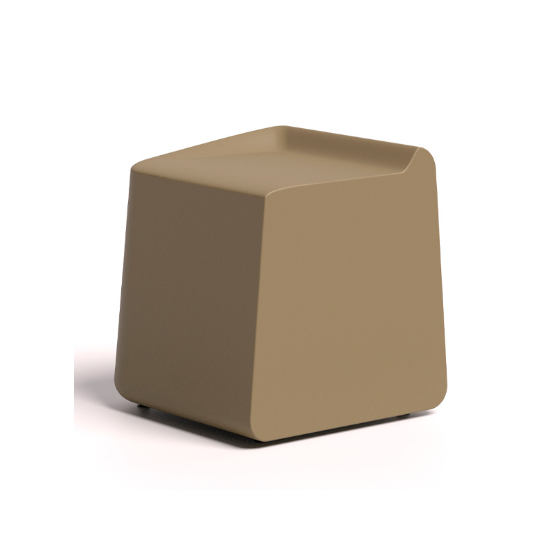 Puff escolar modular para zonas colaborativas y bibliotecas educativas