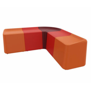 composiciones Puff escolar modular para zonas colaborativas y bibliotecas educativas