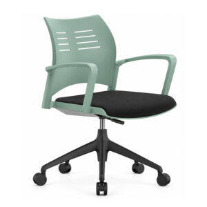 SILLA TAPIZADA SPACIO GIRATORIA CON RUEDAS
